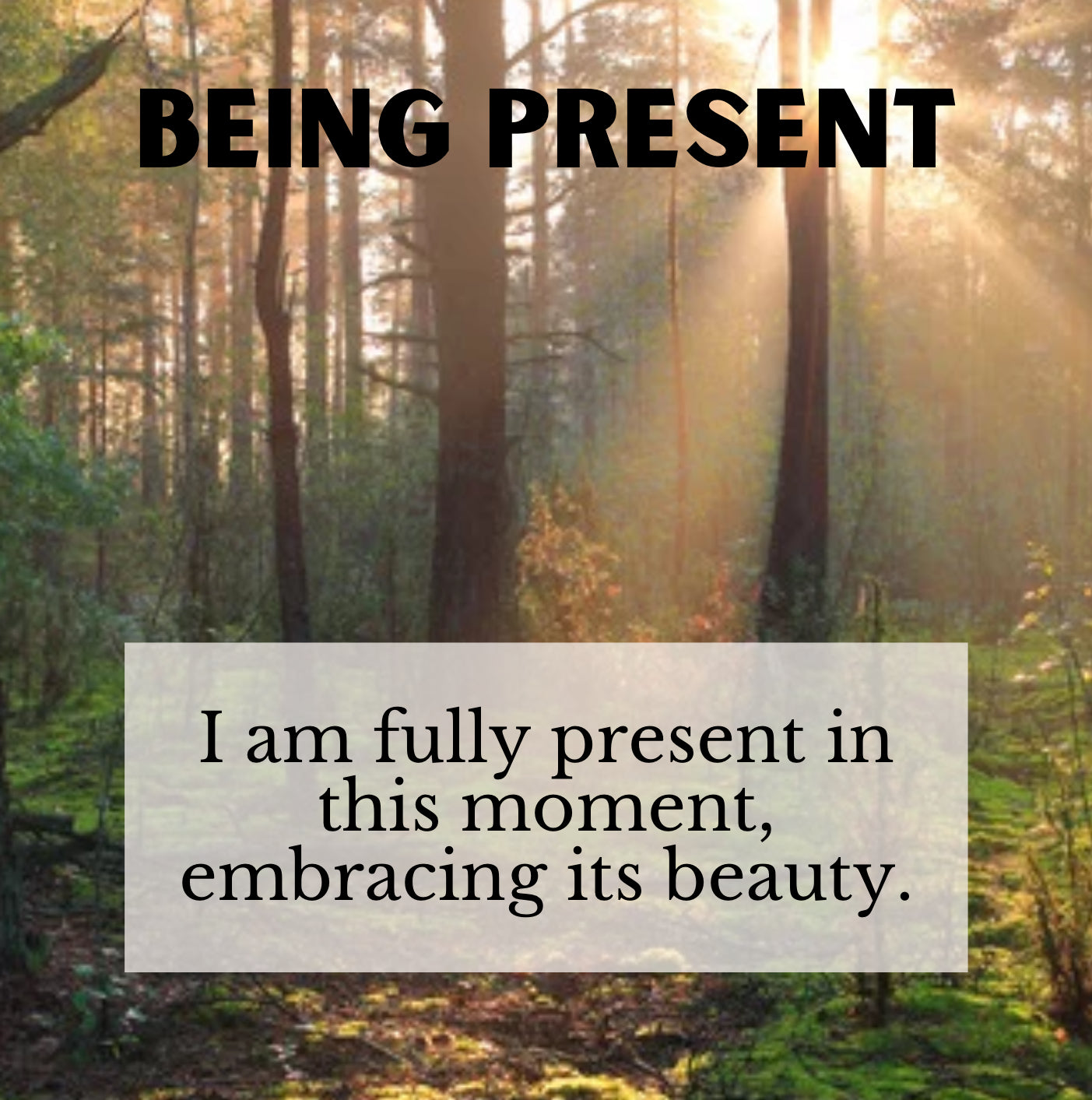 Being Present